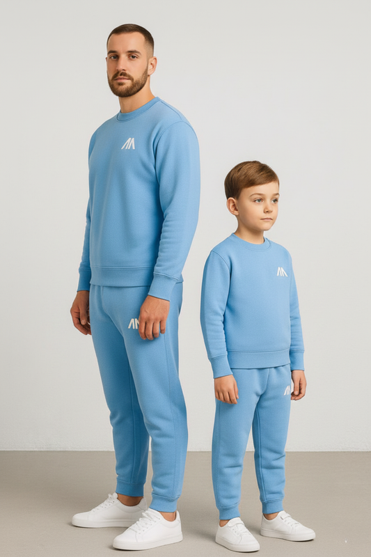 Affinia Vader en Zoon Tracksuit – Blauw