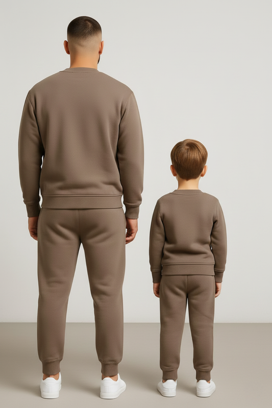 Affinia Vader en Zoon Tracksuit - Taupe