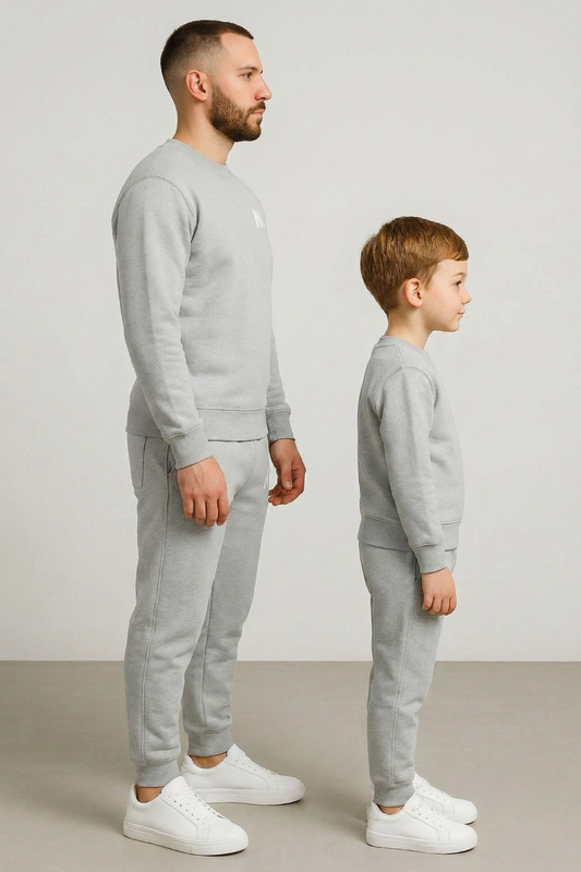 Affinia Kids Tracksuit – Taupe