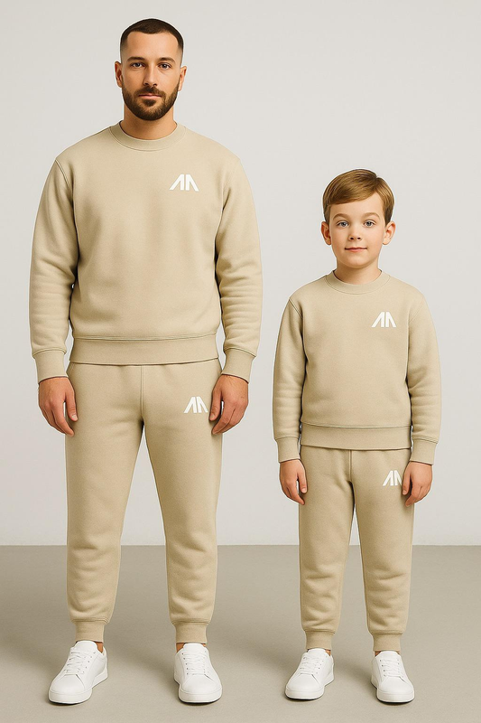 Affinia Kids Tracksuit – Beige
