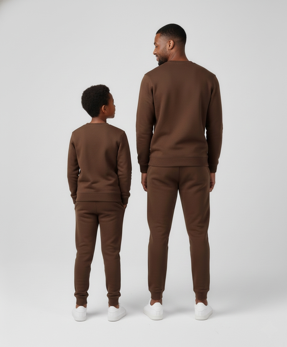 Affinia Vader en Zoon Tracksuit – Bruin