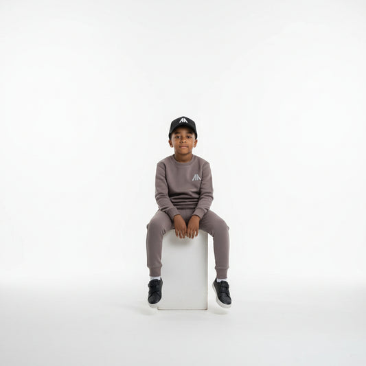 Affinia Kinder Tracksuit – Taupe