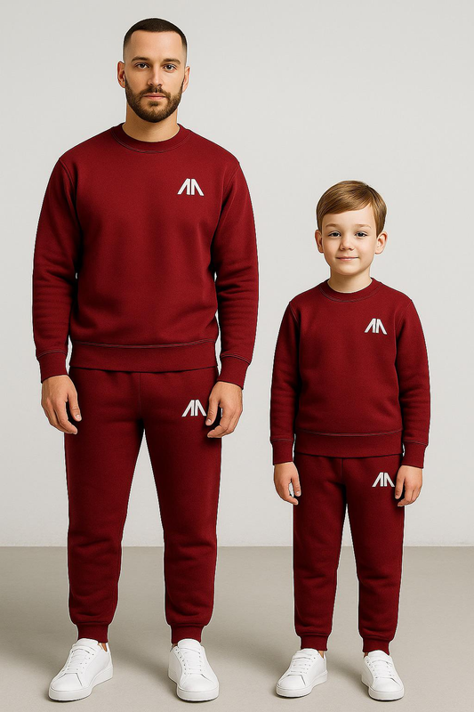 Affinia Kids Tracksuit – Bordeaux