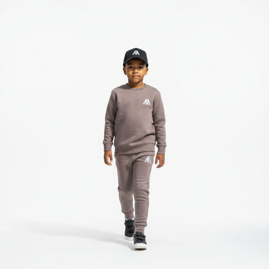 Affinia Kinder Tracksuit – Taupe